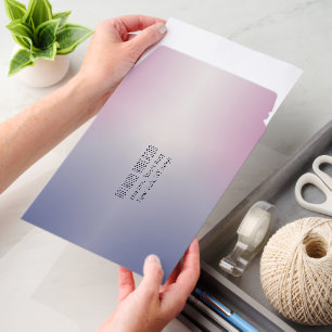 Pink Purple White Minimalist Aesthetic Gradient Envelope Mailers