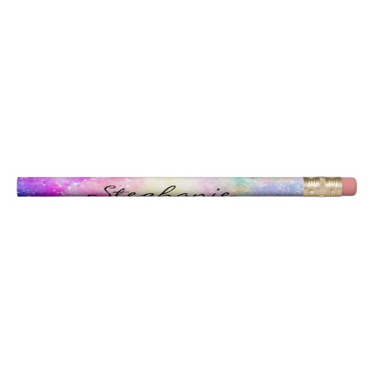 pink purple yellow bright nebula galaxy space pencil (Rotated 270)