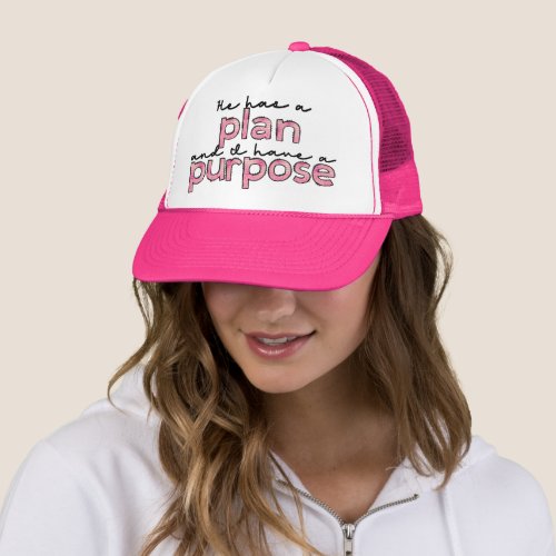 Pink Purpose Hat