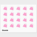 Pink Purse Classic Round Sticker | Zazzle