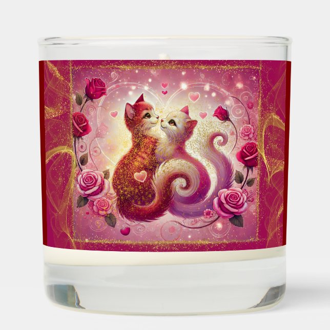 Pink Pussy Cats Scented Candle  (Right)
