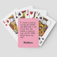 Pink Put Big Girl Panties Words Name Personalized