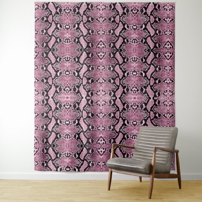 Pink Python Snakeskin Backdrop (In Situ)