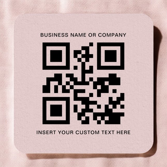 Pink QR Code Professional Small Business Patch (Creator Uploaded)