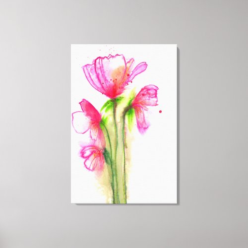 Pink Quartet Canvas Print