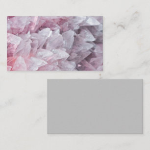 Pink Quartz Mind Body Spirit Energy Business Card
