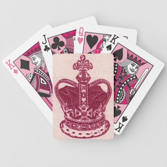 Pink Queen Bicycle Playing Cards