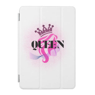 Pink Queen Crown Design – Confident Feminine Power iPad Mini Cover