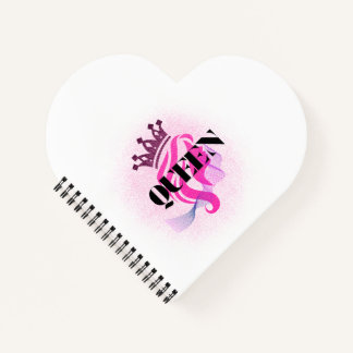 Pink Queen Crown Design – Confident Feminine Power Notebook