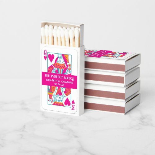 Pink Queen of Hearts Perfect Match Wedding Matches