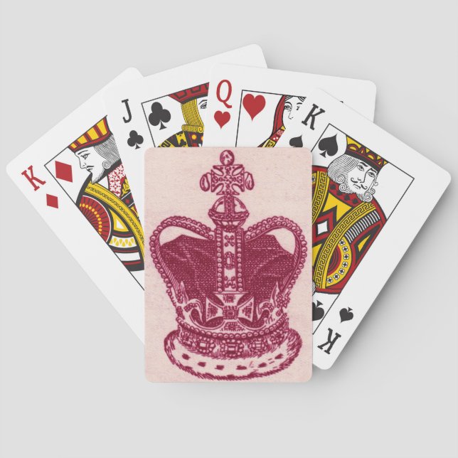 Pink Queen Poker Cards (Back)