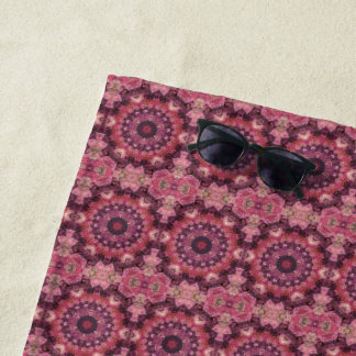 Pink Quilt Beach Towel