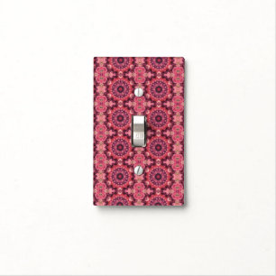 Pink Quilt Light Switch Cover