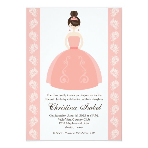 Pink Quinceanera Invitations 7