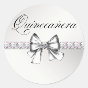 Pink Quinceanera Stickers