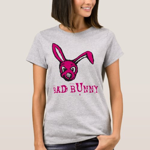 Pink rabbit is a Bad Bunny T_Shirt