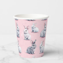 Pink Rabbits Pattern