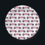 Pink Race Car Girl Racing Birthday Party Paper Plates<br><div class="desc">Race Car Racing Birthday Party Paper Plates.</div>