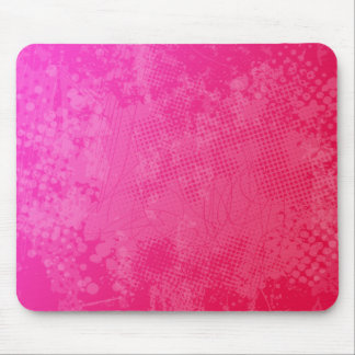 Pink Rage Grunge Art Mousepad