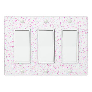 Pink Rain Light Switch Cover