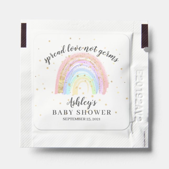 Pink Rainbow Hand Sanitizer Packet (Sticker on Packet)