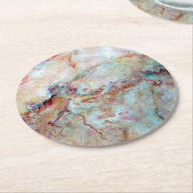Pink rainbow marble stone finish