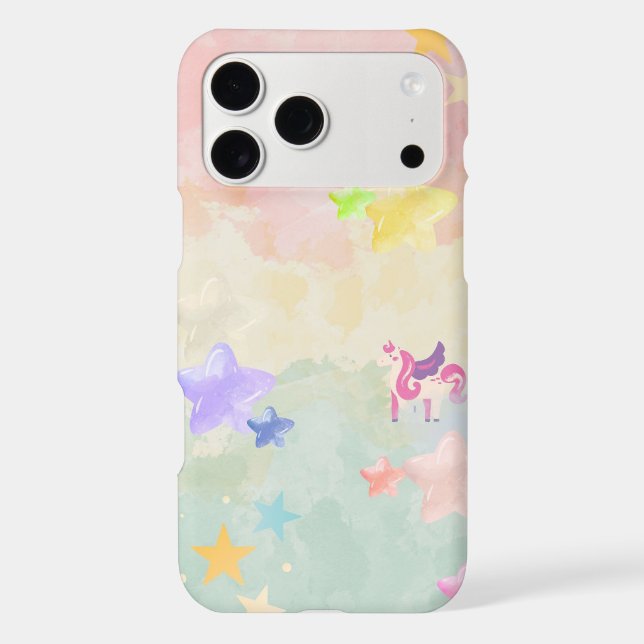 pink rainbow phone case (Back)