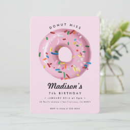 Unique Foil Rainbow Sprinkle Donut Birthday Party Napkins, 16 Count - Luncheon Size