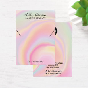 pink rainbow unicorn chic jewelry necklace display