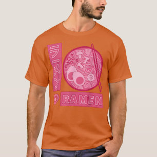 Pink Ramen Girl Loves Anime Ramen Japanese T-Shirt