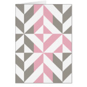 Pink Raspberry and Silver Geometric ZigZag (Front)
