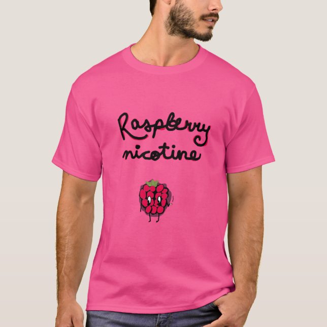 Pink Raspberry Nicotine Shirt (Front)