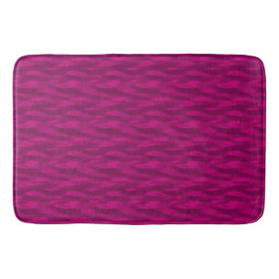 Pink Raspberry Water Bathroom Mat