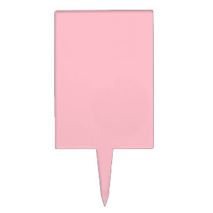 Pink Rectangle Cake Topper