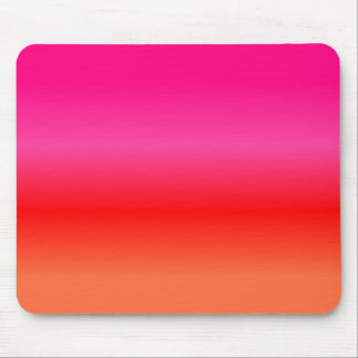 Pink, Red and Orange Gradient Mouse Pad