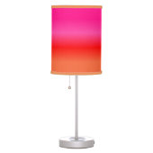 Pink,  Red and Orange Gradient table lamp (Right)