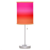 Pink,  Red and Orange Gradient table lamp (Left)