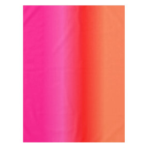 Pink,  Red and Orange Gradient tablecloth