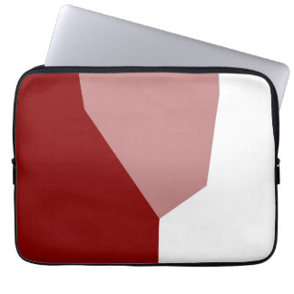 Pink Red and White Laptop Sleeve