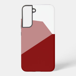 Pink Red and White Samsung Galaxy S22+ Case