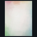 Pink Red Blue Green Yellow Modern Colorful Letterhead<br><div class="desc">Pink Red Blue Green Yellow Modern Colorful Abstract Art Custom Blank Template Stationery Paper.</div>