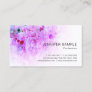 Pink Red Blue Purple Green Modern Abstract Elegant Business Card