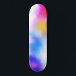 Pink Red Blue Purple Yellow Modern Colorful Skateboard<br><div class="desc">Pink Red Blue Purple Yellow Modern Colorful Abstract Art Trendy Custom Blank Template Skateboard.</div>