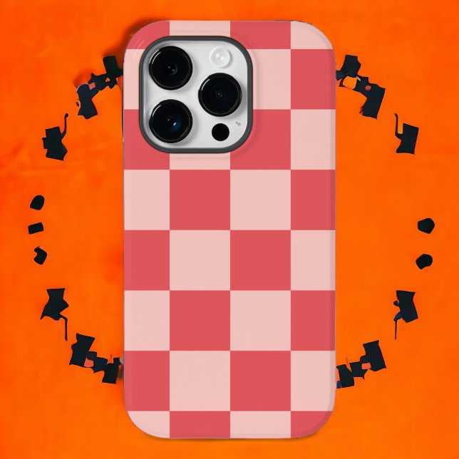 Pink Red Checkered Gingham Pattern Case-Mate iPhone Case (Zazzle Pink Red Checkered Gingham Pattern Case-Mate Iphone Case)