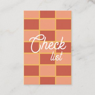 Pink Red Checkered Square Pattern