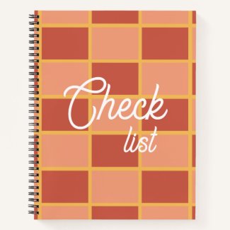 Pink Red Checkered Square Pattern