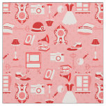 pink red flapper antique nostalgia old fashioned  fabric