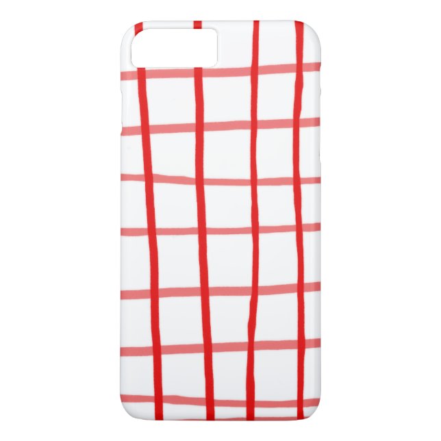 Pink Red Gingham Case-Mate iPhone Case (Back)