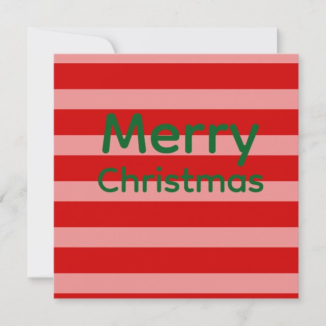 Pink Red Green Merry Christmas (Front)