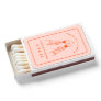 Pink Red Hand Drawn Funny Wedding  Matchboxes